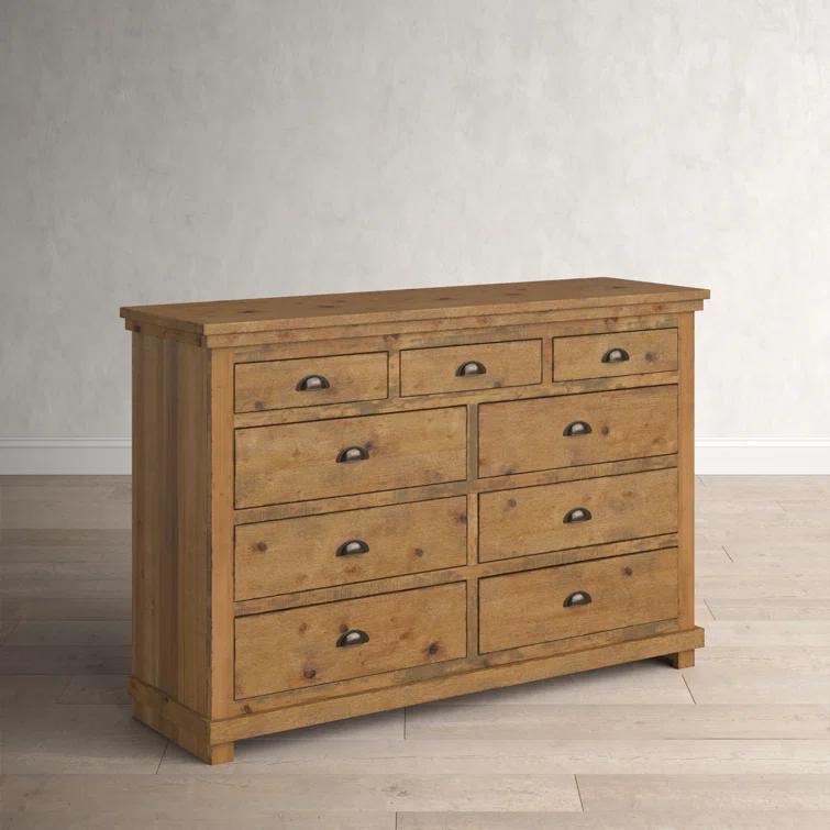 洋書 English Furniture 1127 McKenzie 9-Drawer Dresser – Whittier Wood Furniture